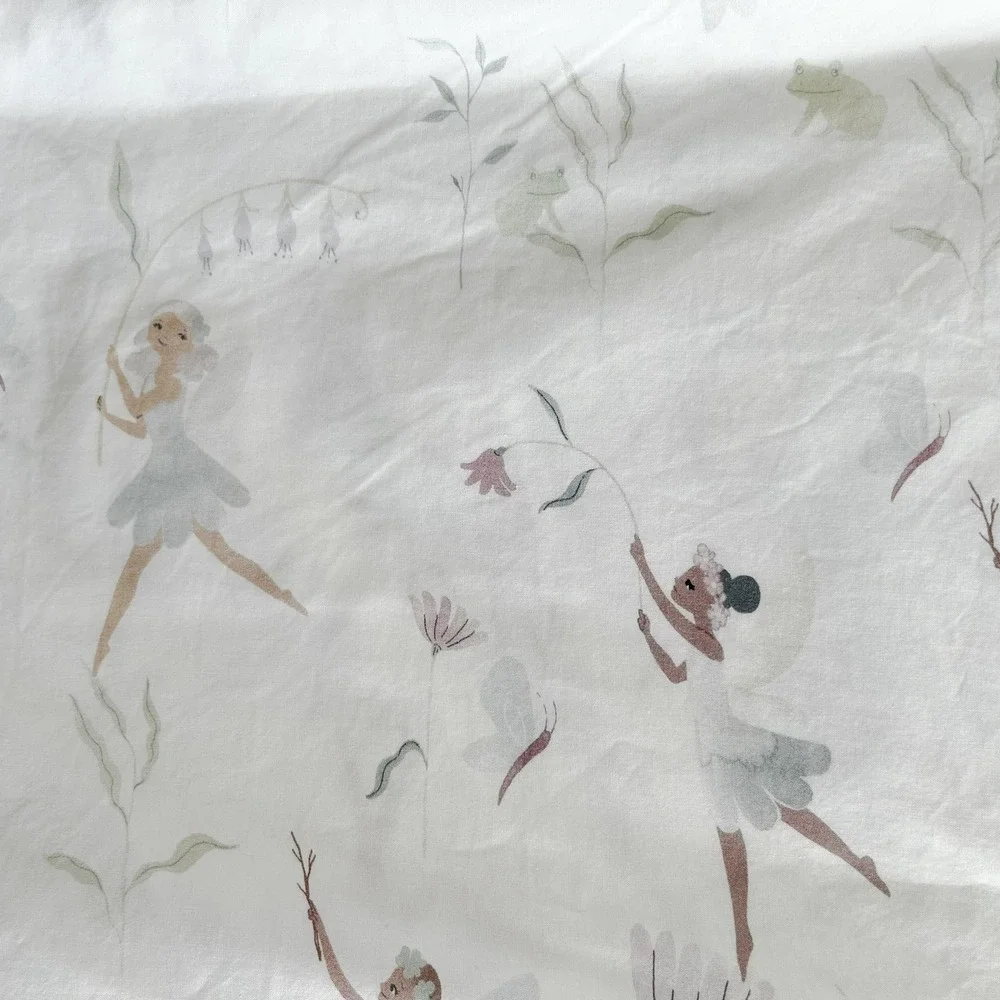POTTERY BARN KIDS Talia Fairy Organic Sheet Sheet
